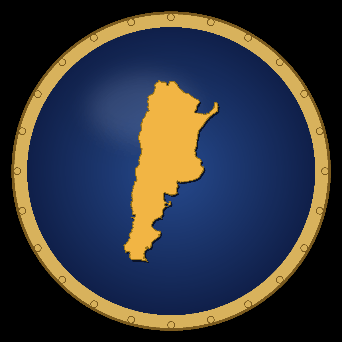 Argentina place badge