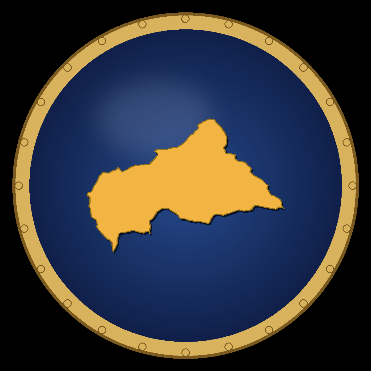 Central African Republic place badge