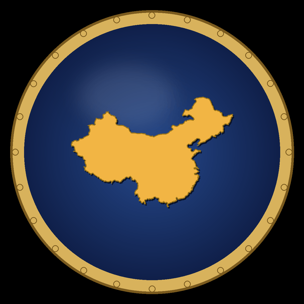 China place badge