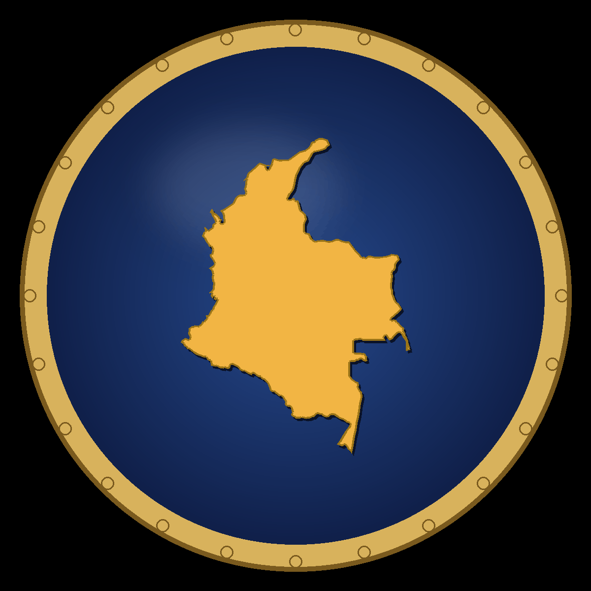 Colombia place badge