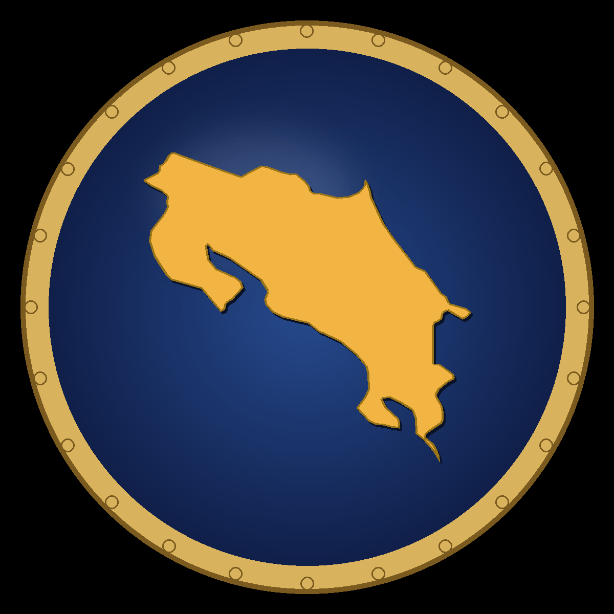 Costa Rica place badge