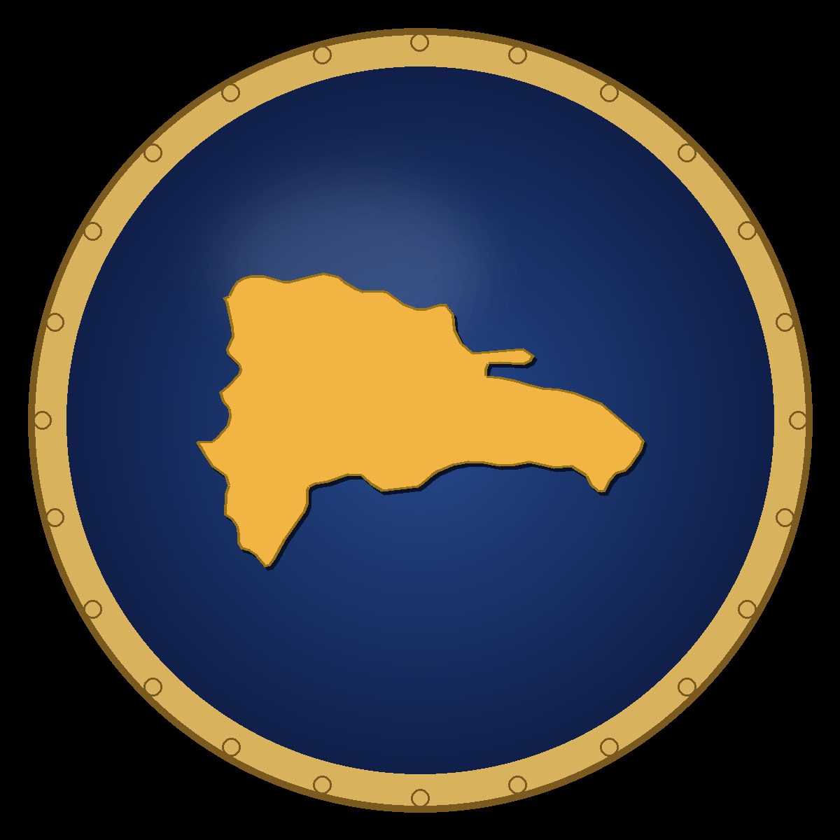 Dominican Republic place badge