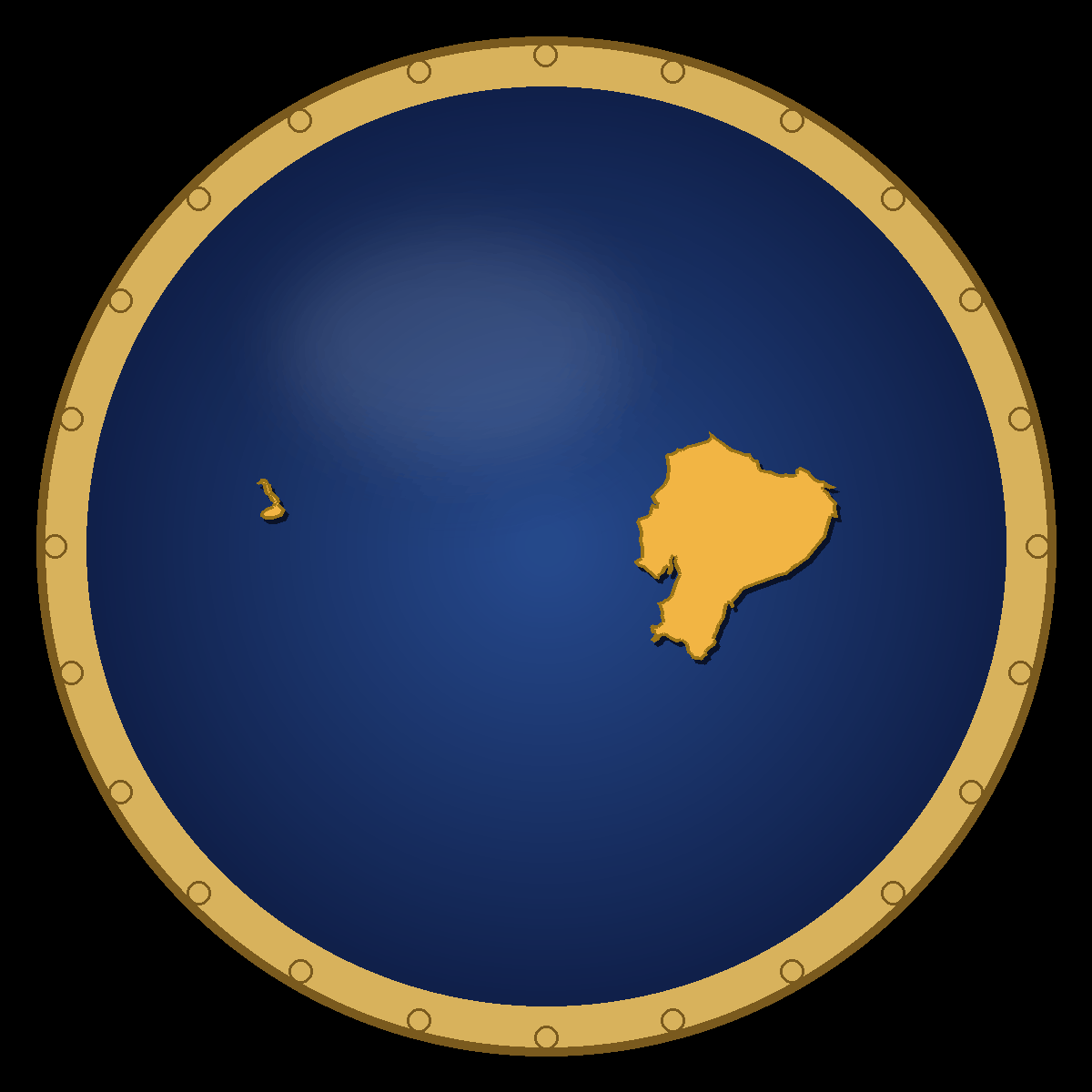 Ecuador place badge