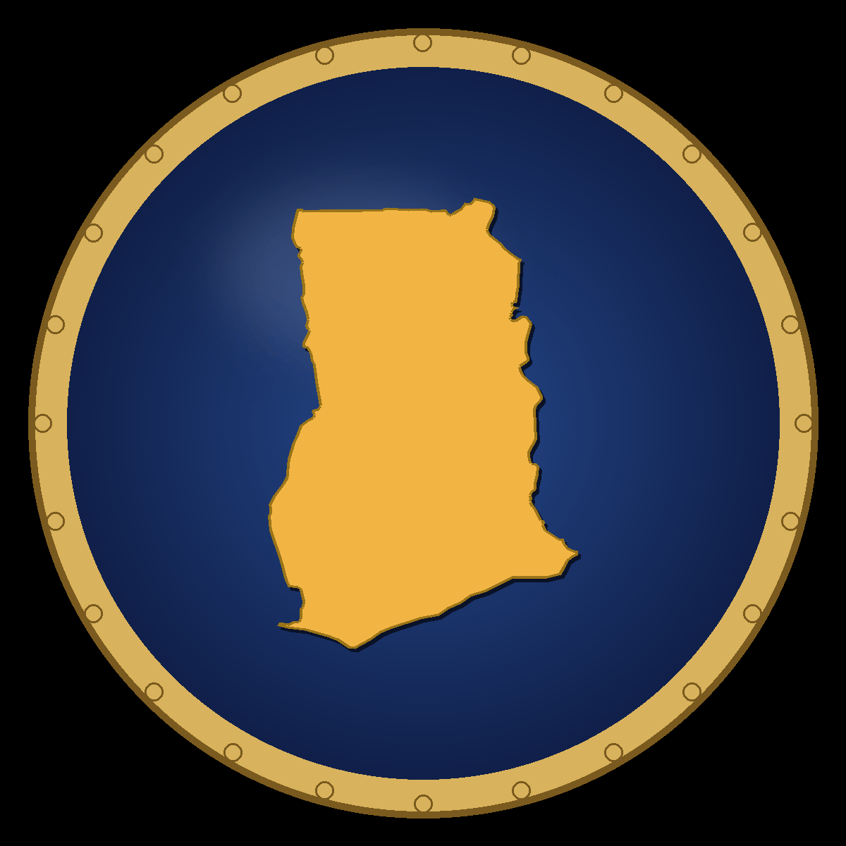 Ghana place badge