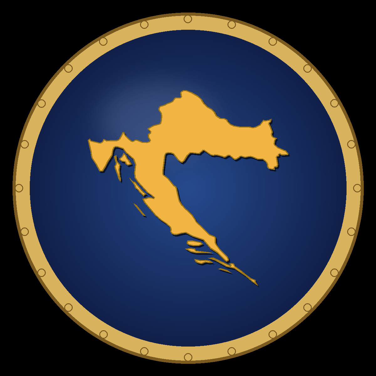 Croatia place badge