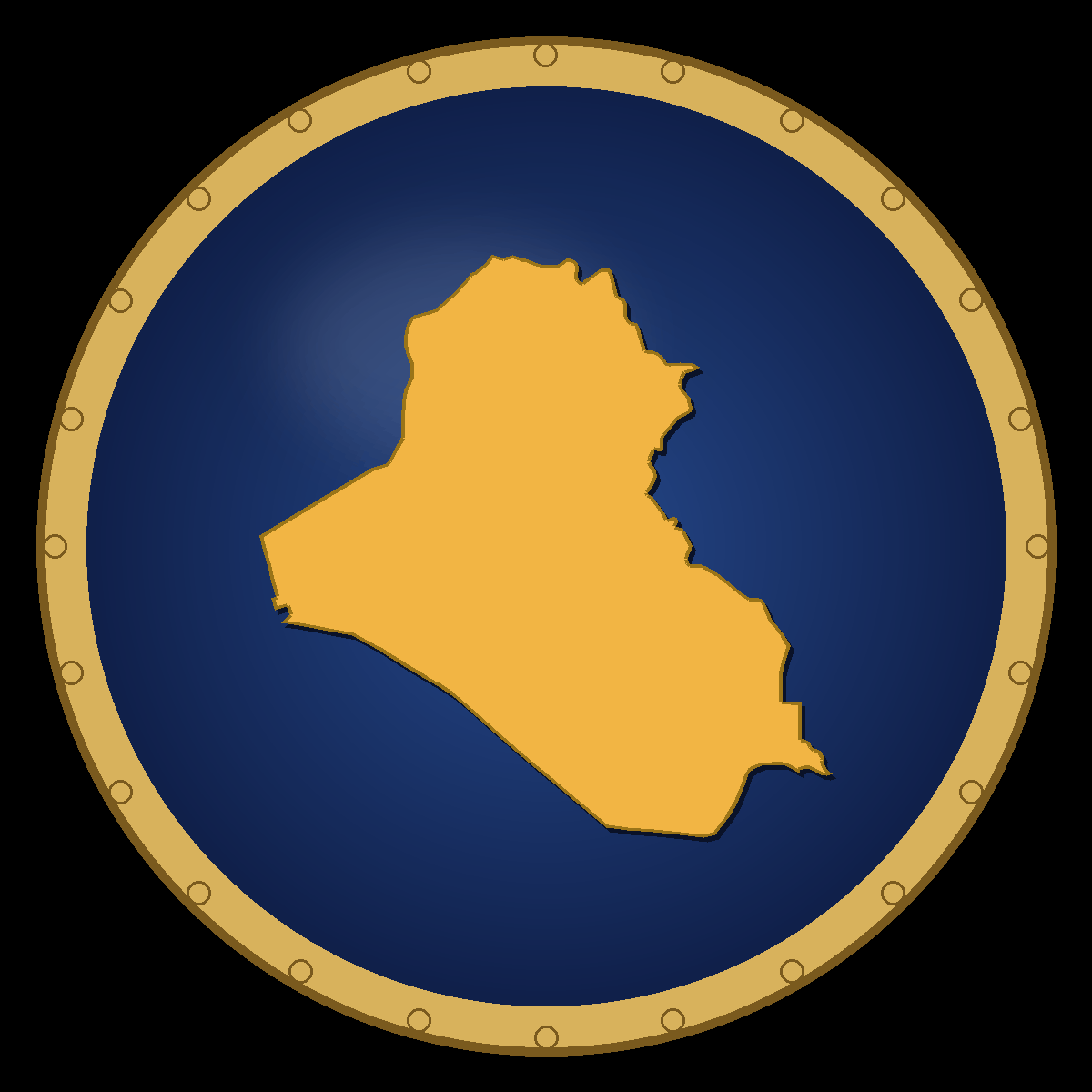 Iraq place badge