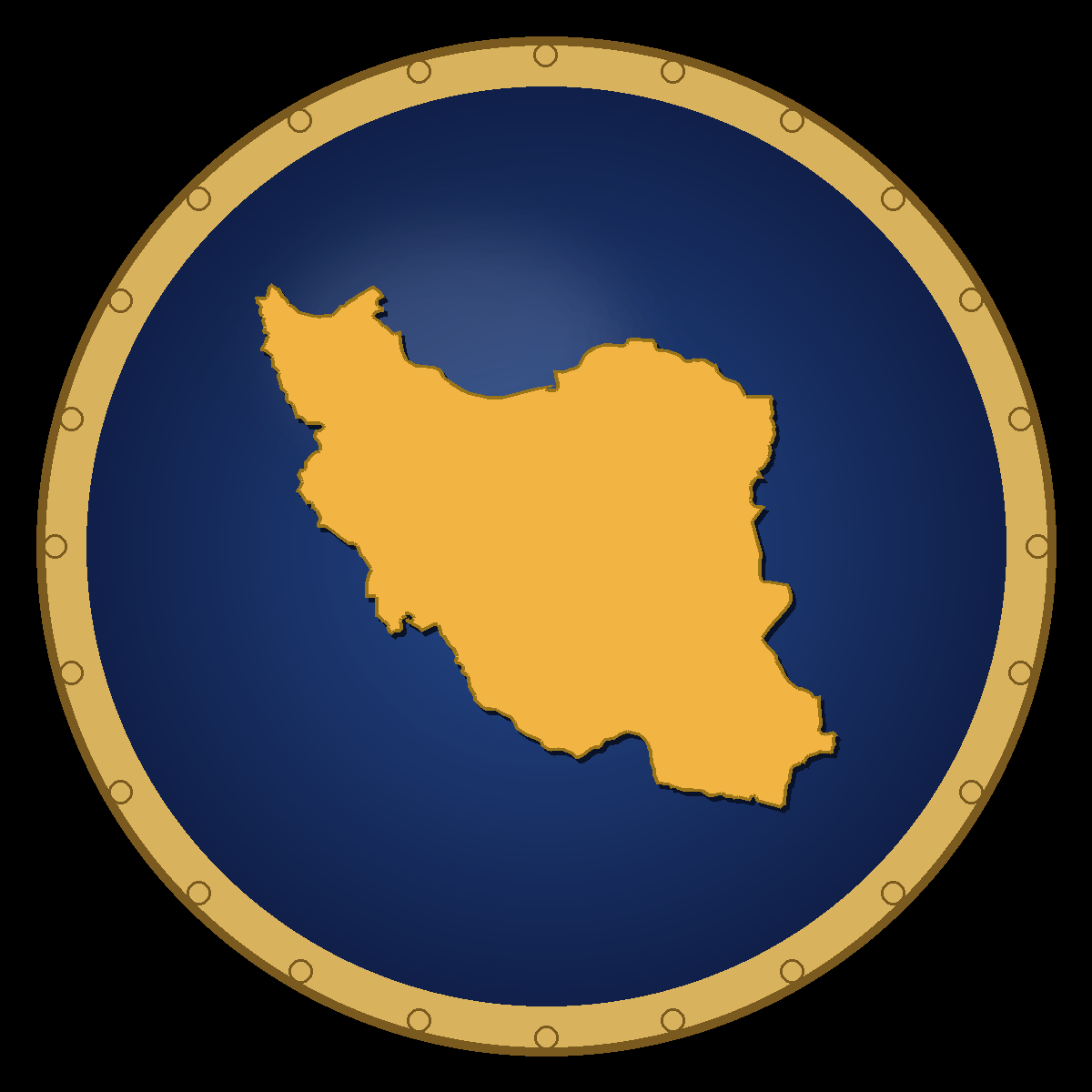 Iran place badge