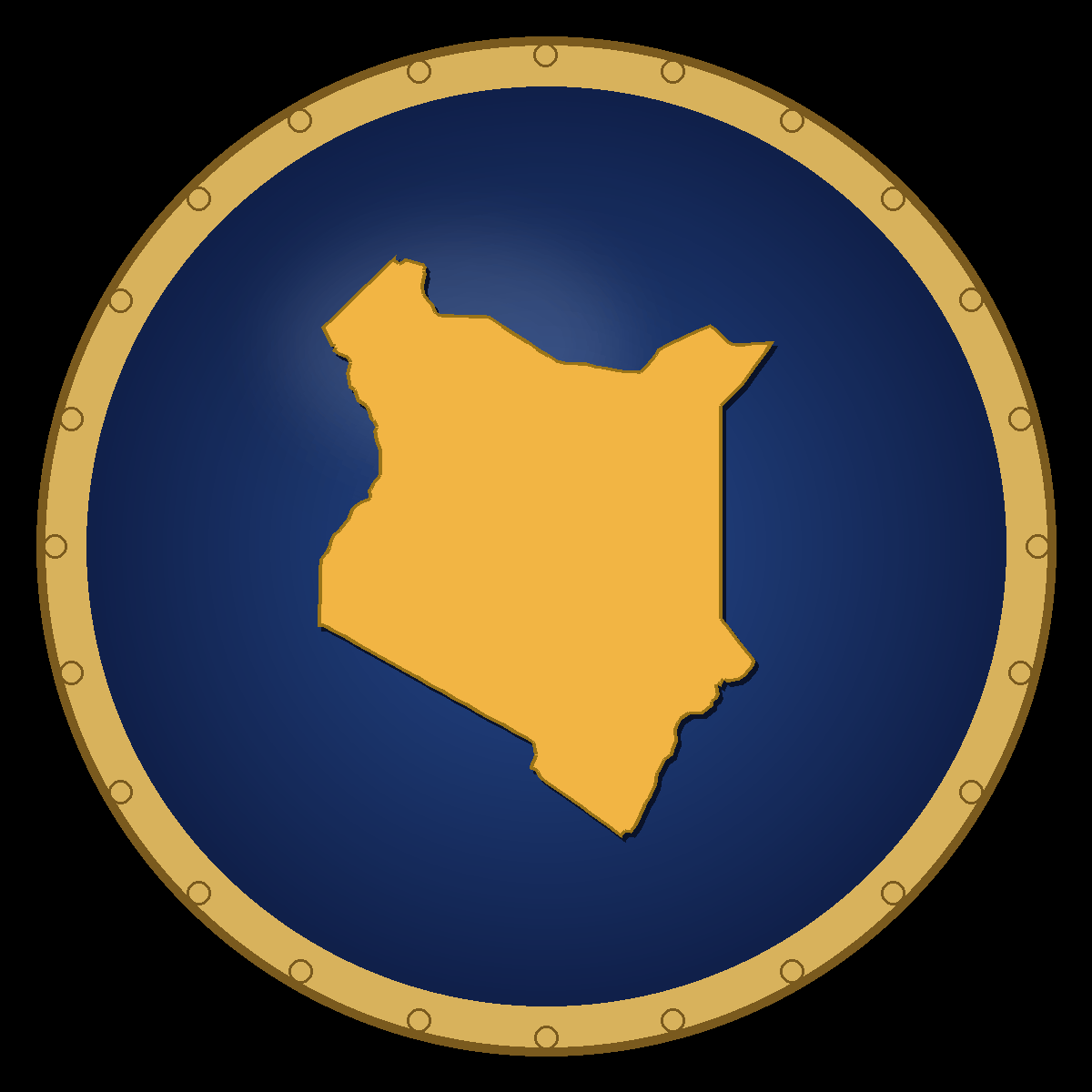 Kenya place badge