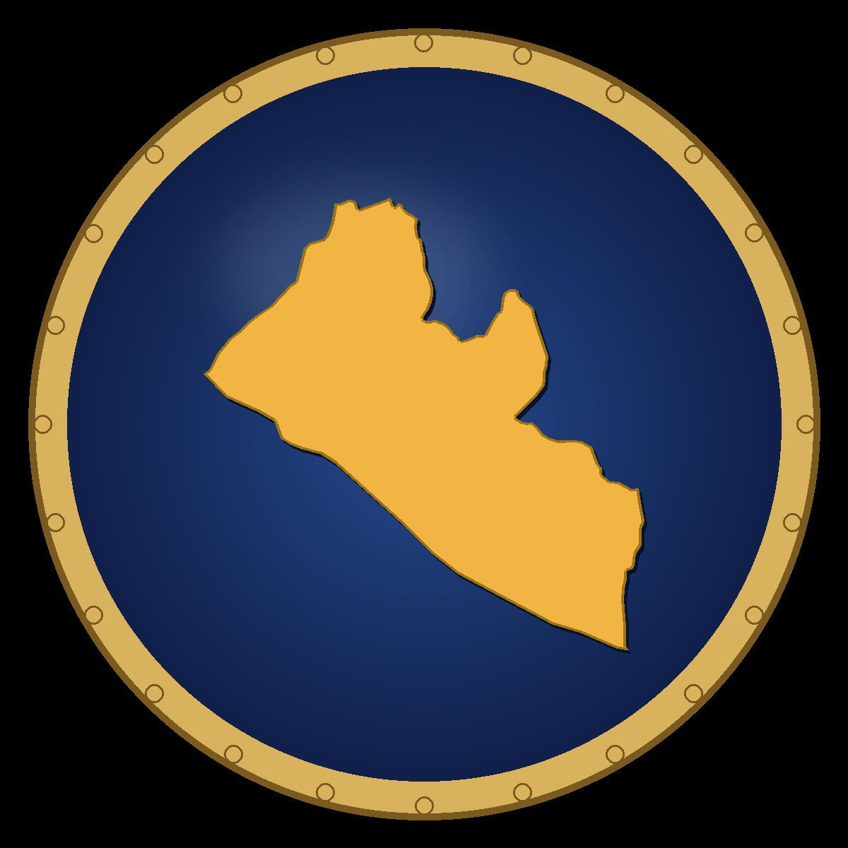 Liberia place badge