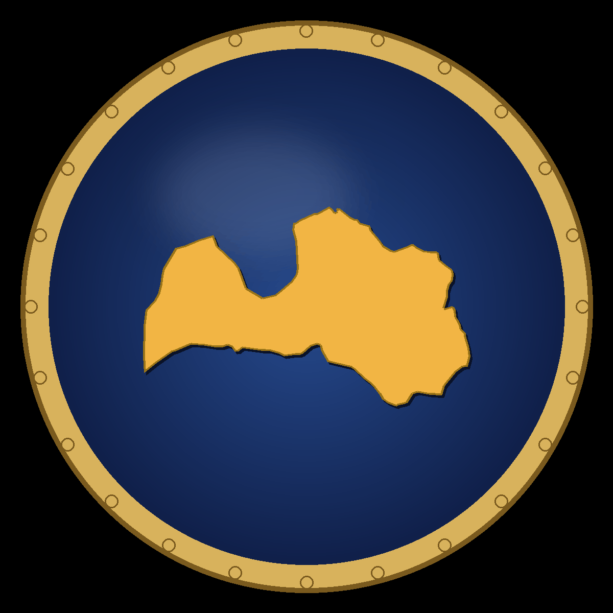 Latvia place badge