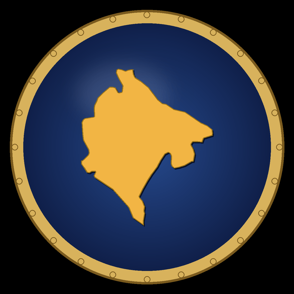 Montenegro place badge