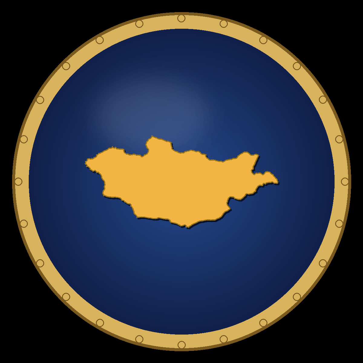 Mongolia place badge
