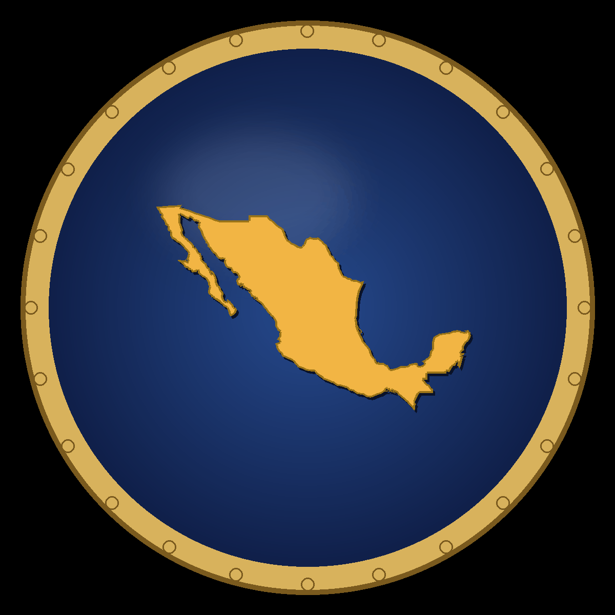Mexico place badge