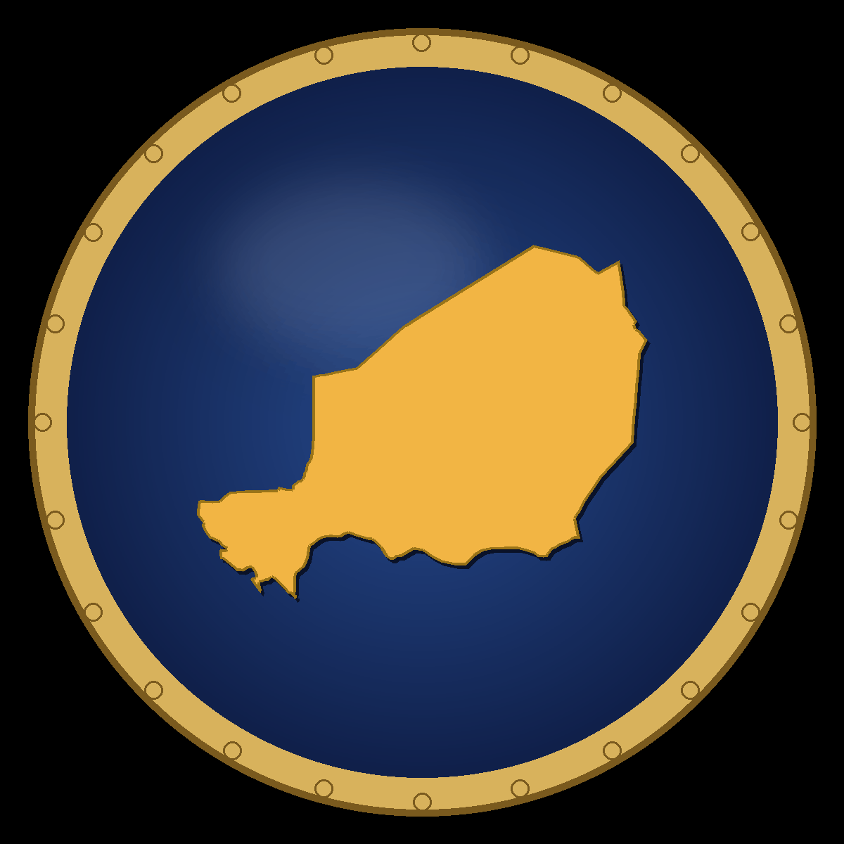 Niger place badge