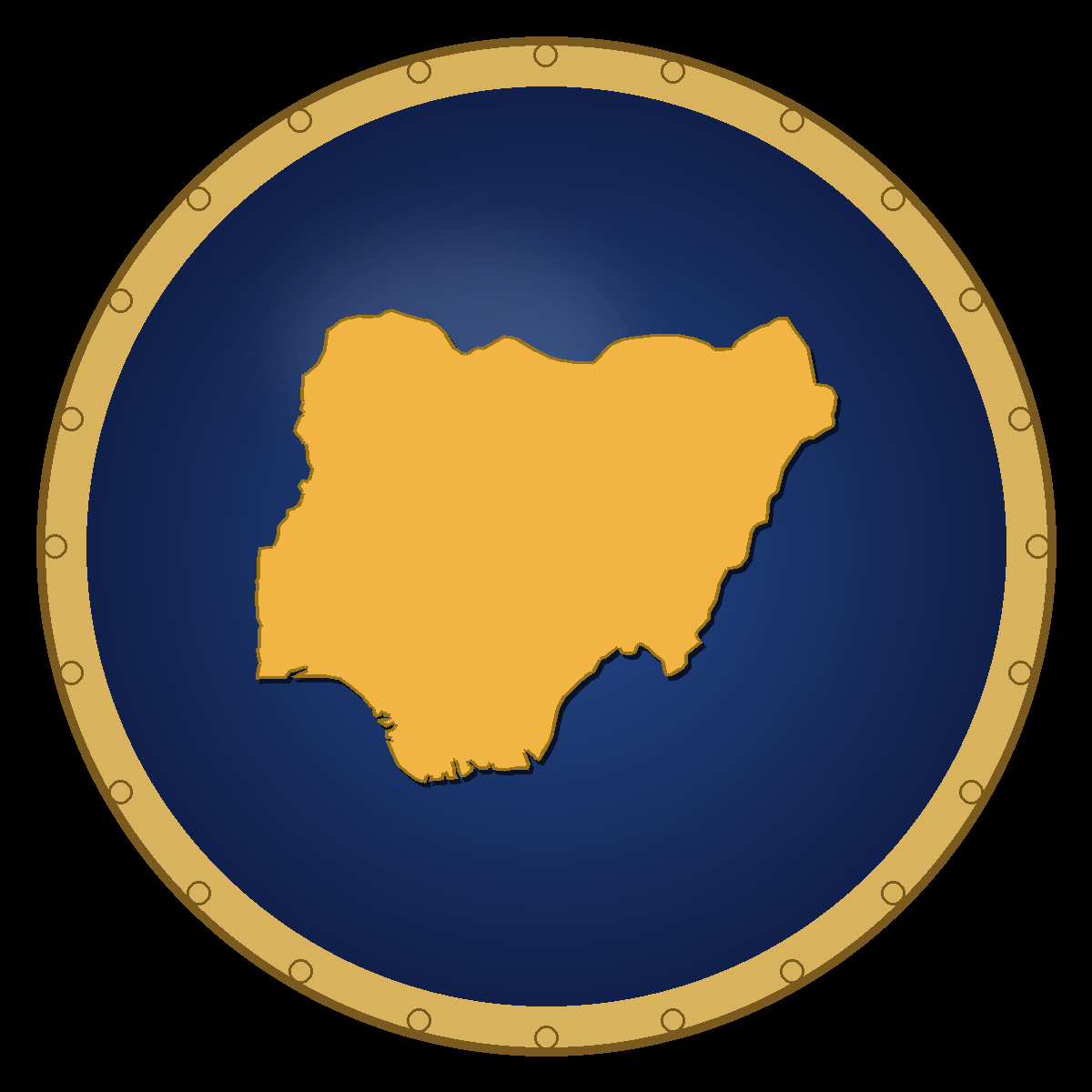 Nigeria place badge