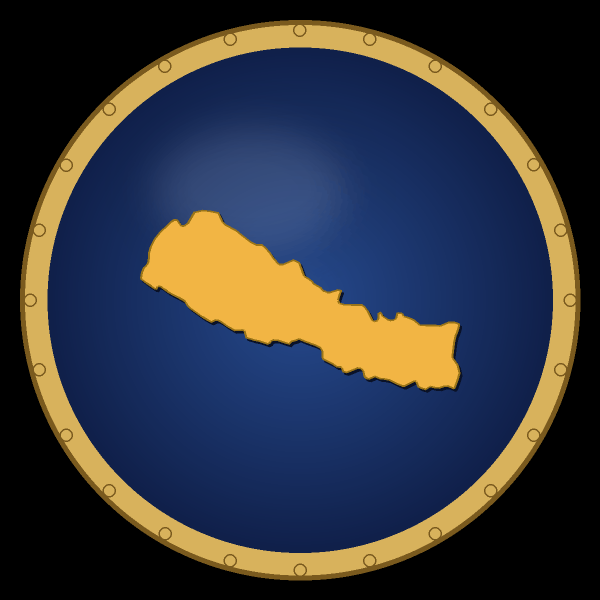 Nepal place badge