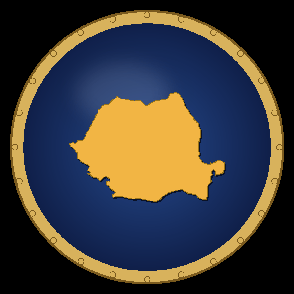 Romania place badge