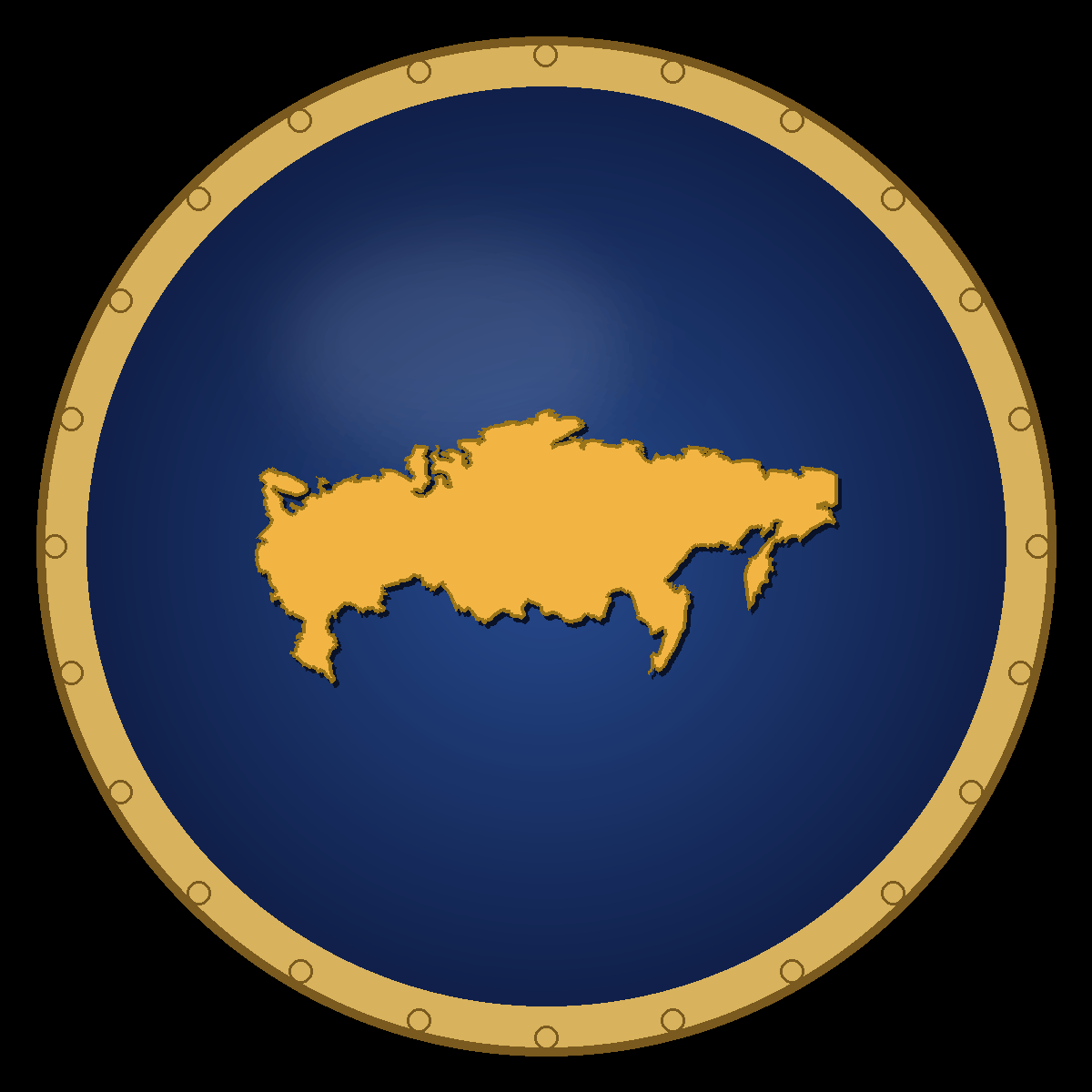 Russia place badge