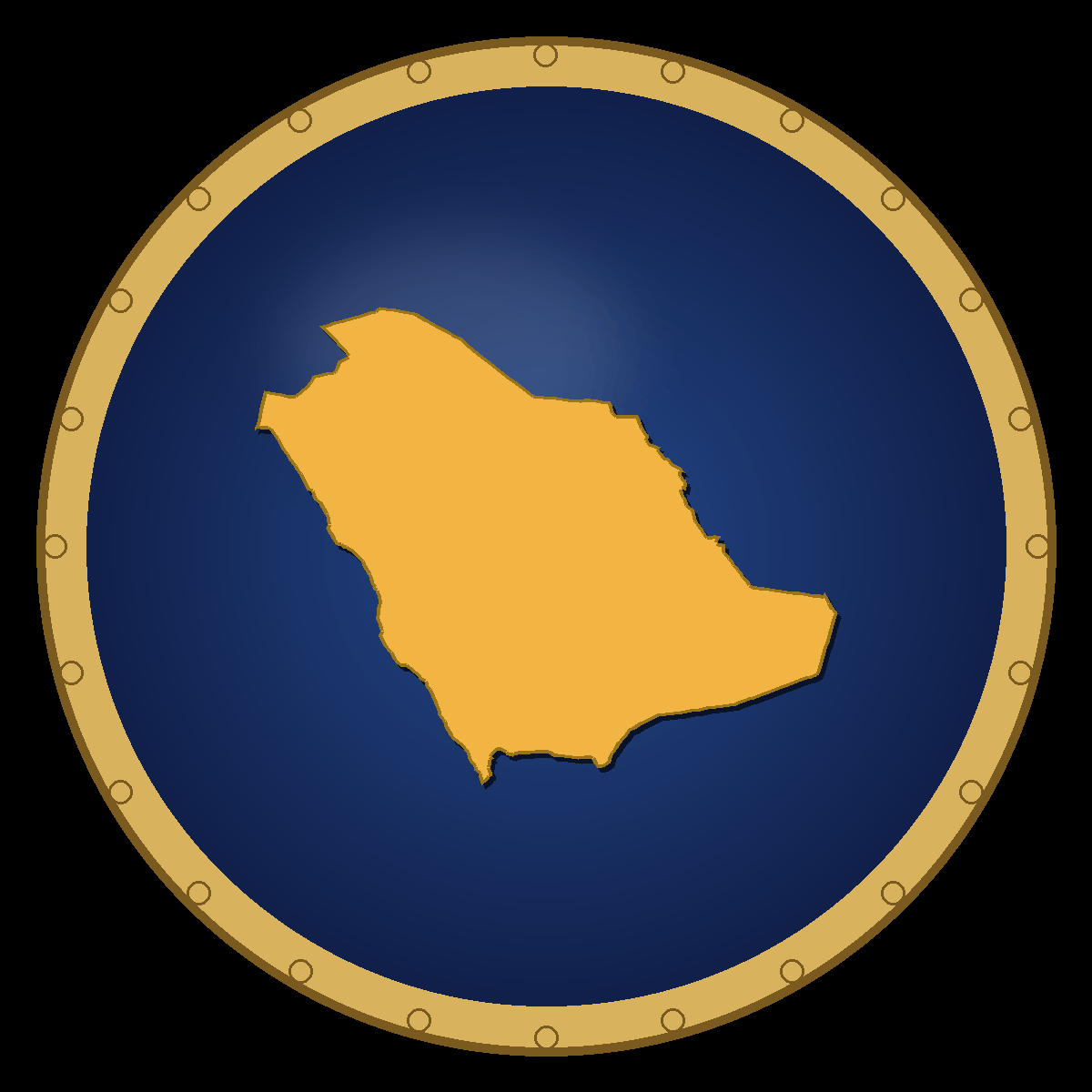 Saudi Arabia place badge