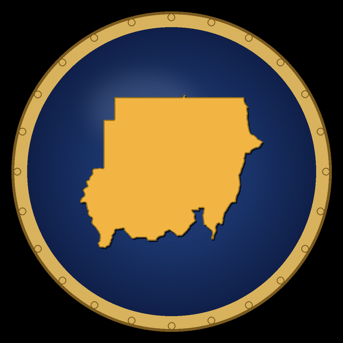 Sudan place badge