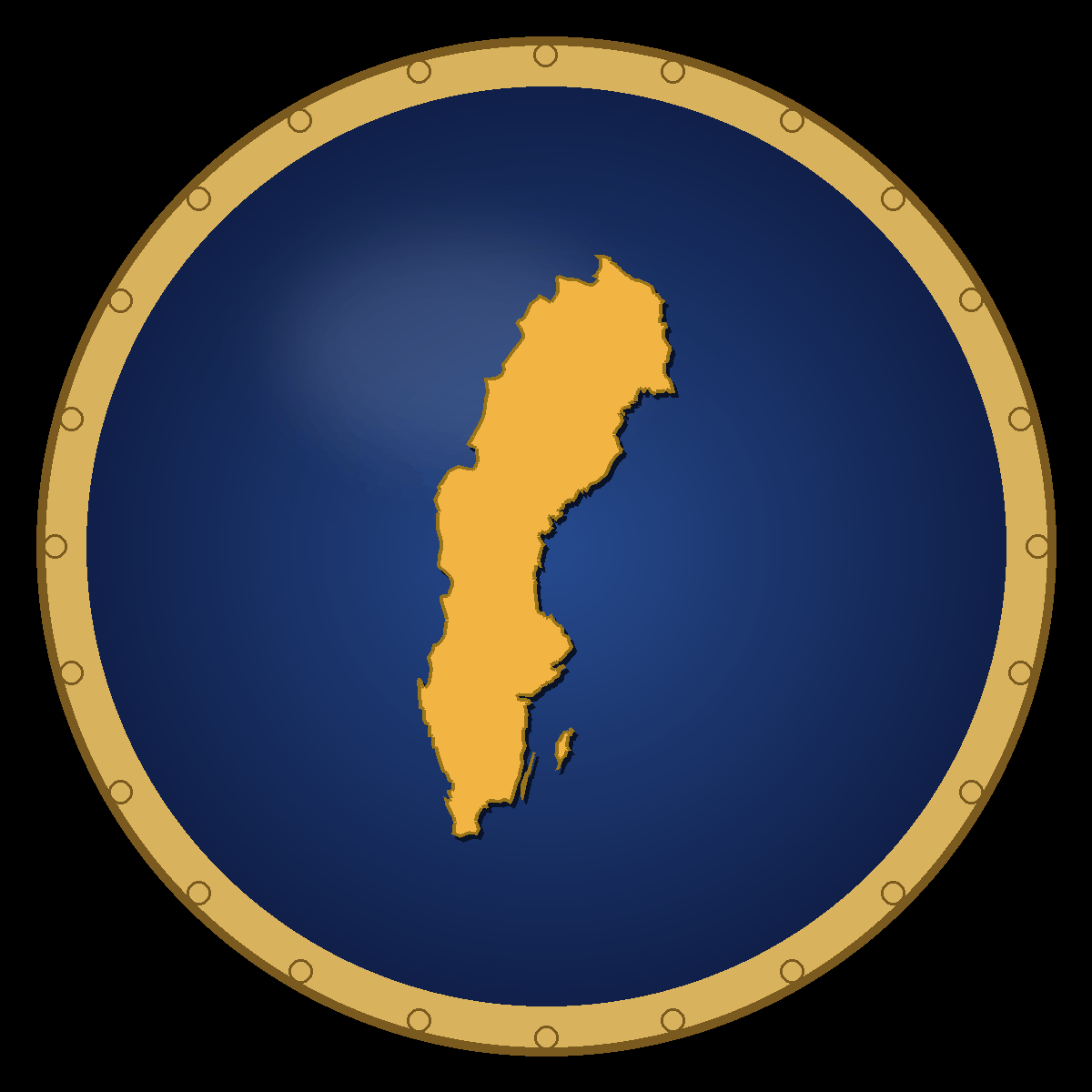 Sweden place badge