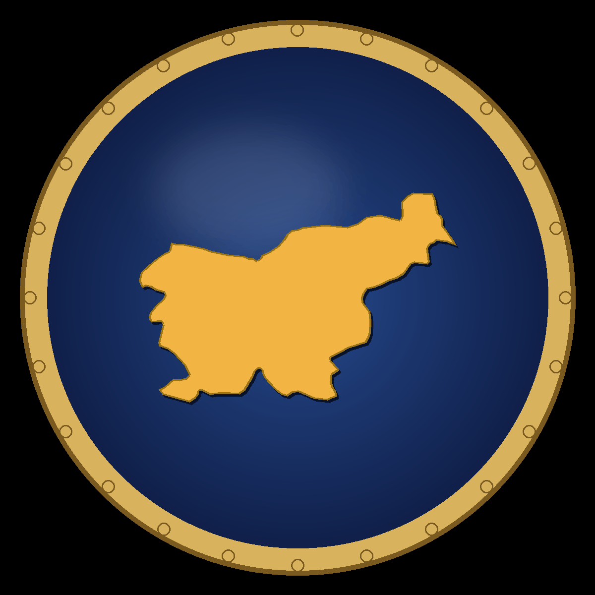 Slovenia place badge