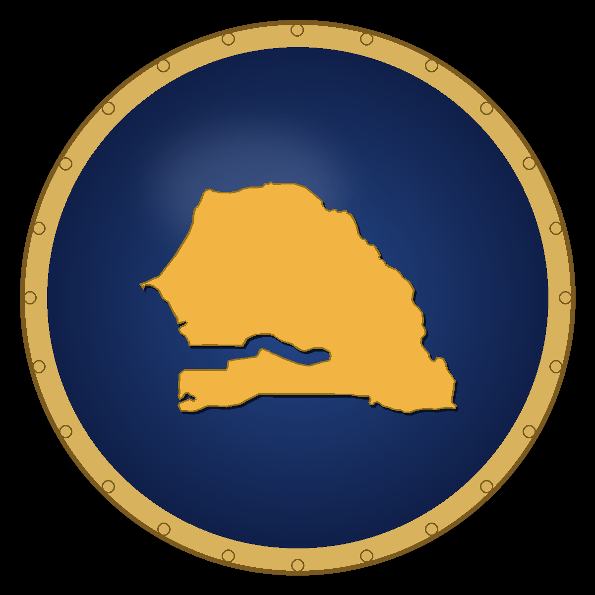 Senegal place badge