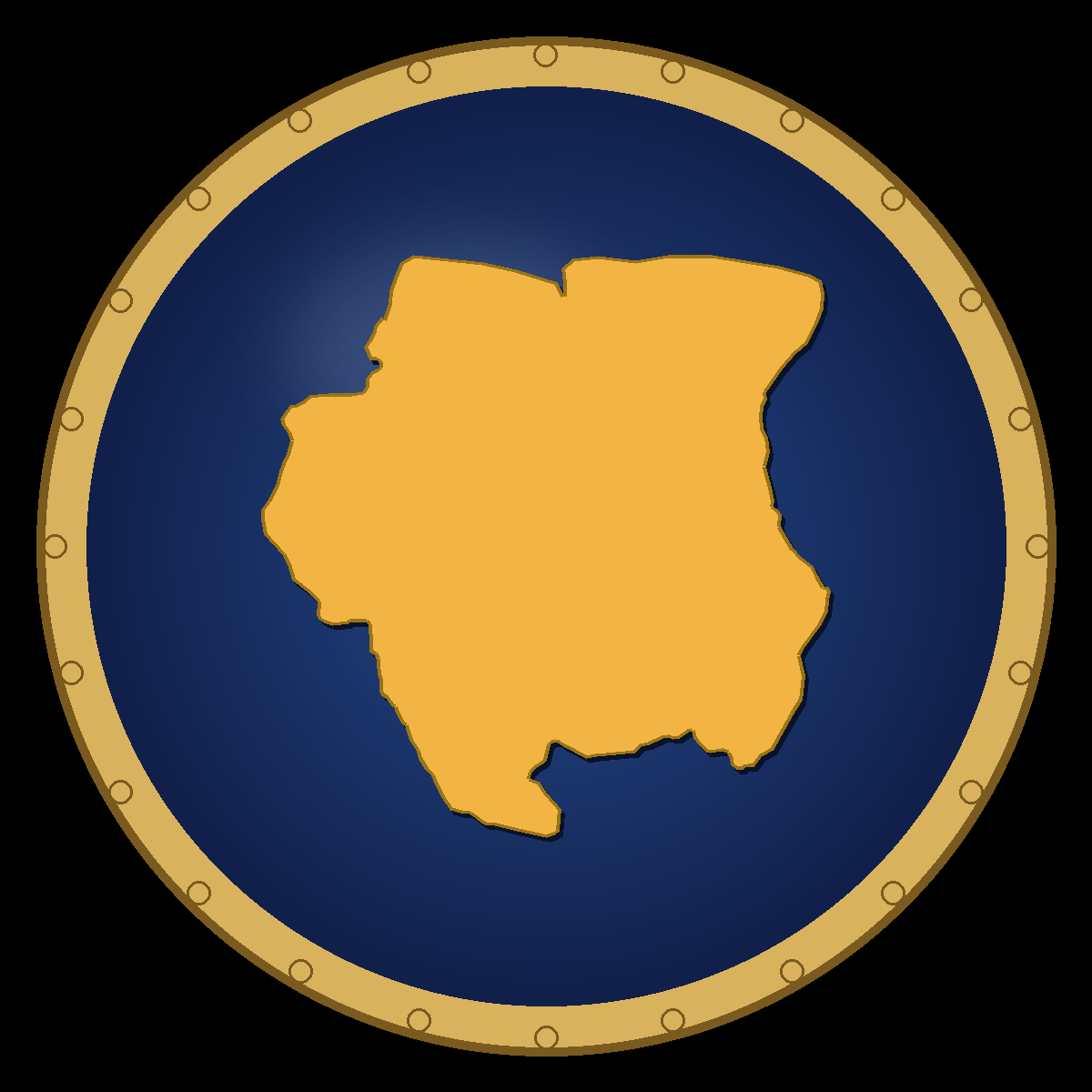 Suriname place badge