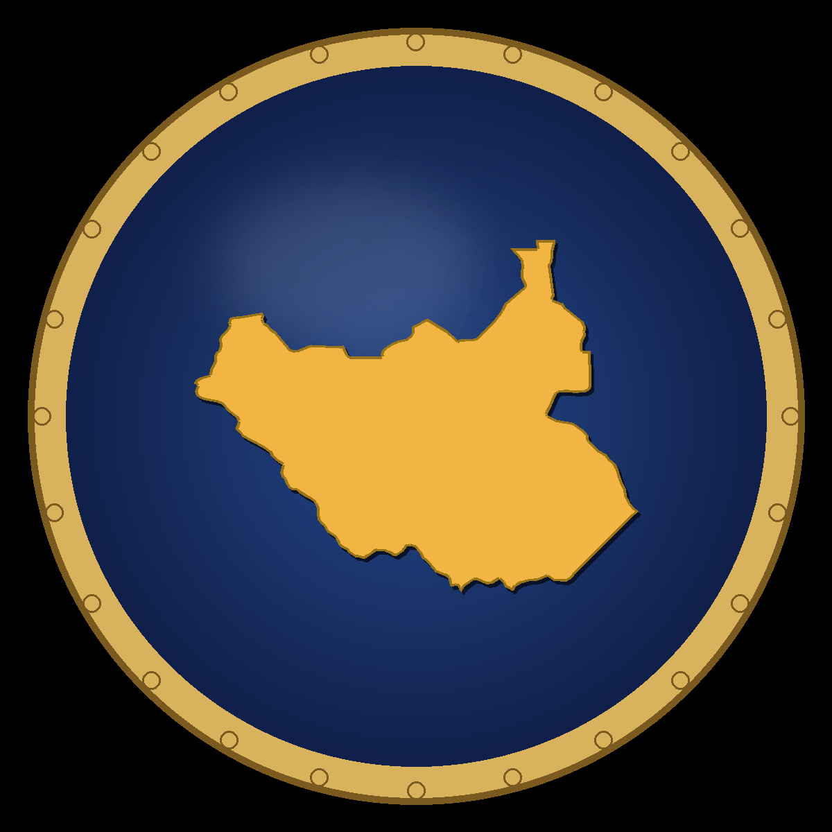 South Sudan place badge