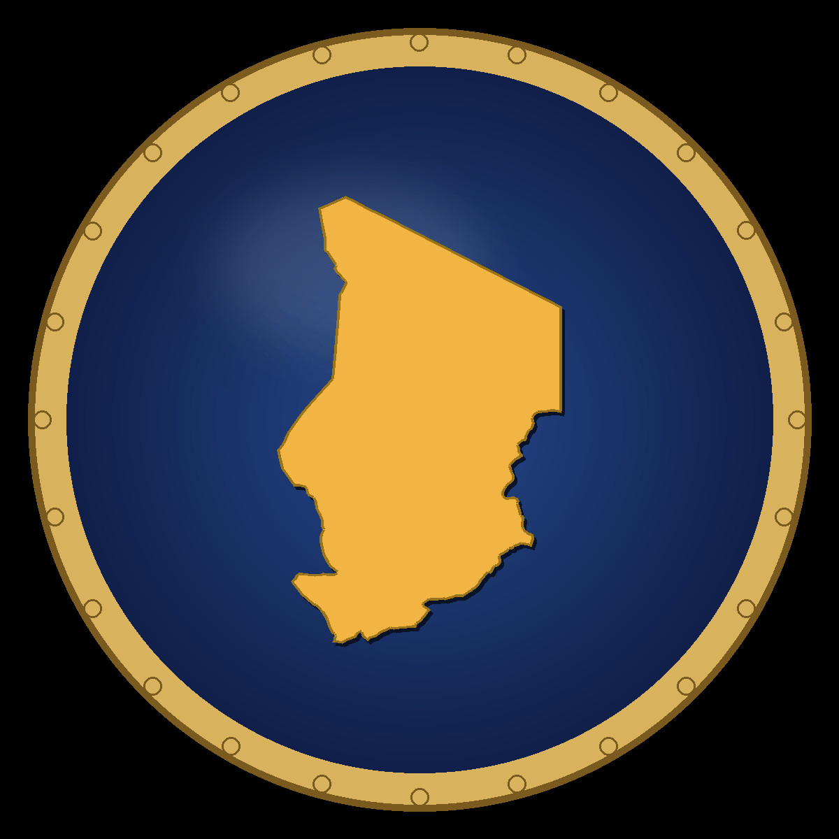Chad place badge