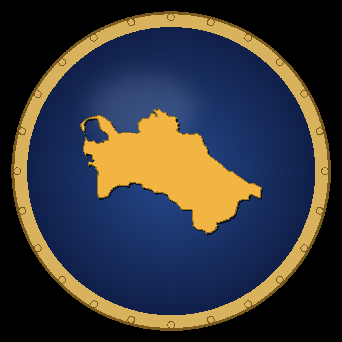 Turkmenistan place badge