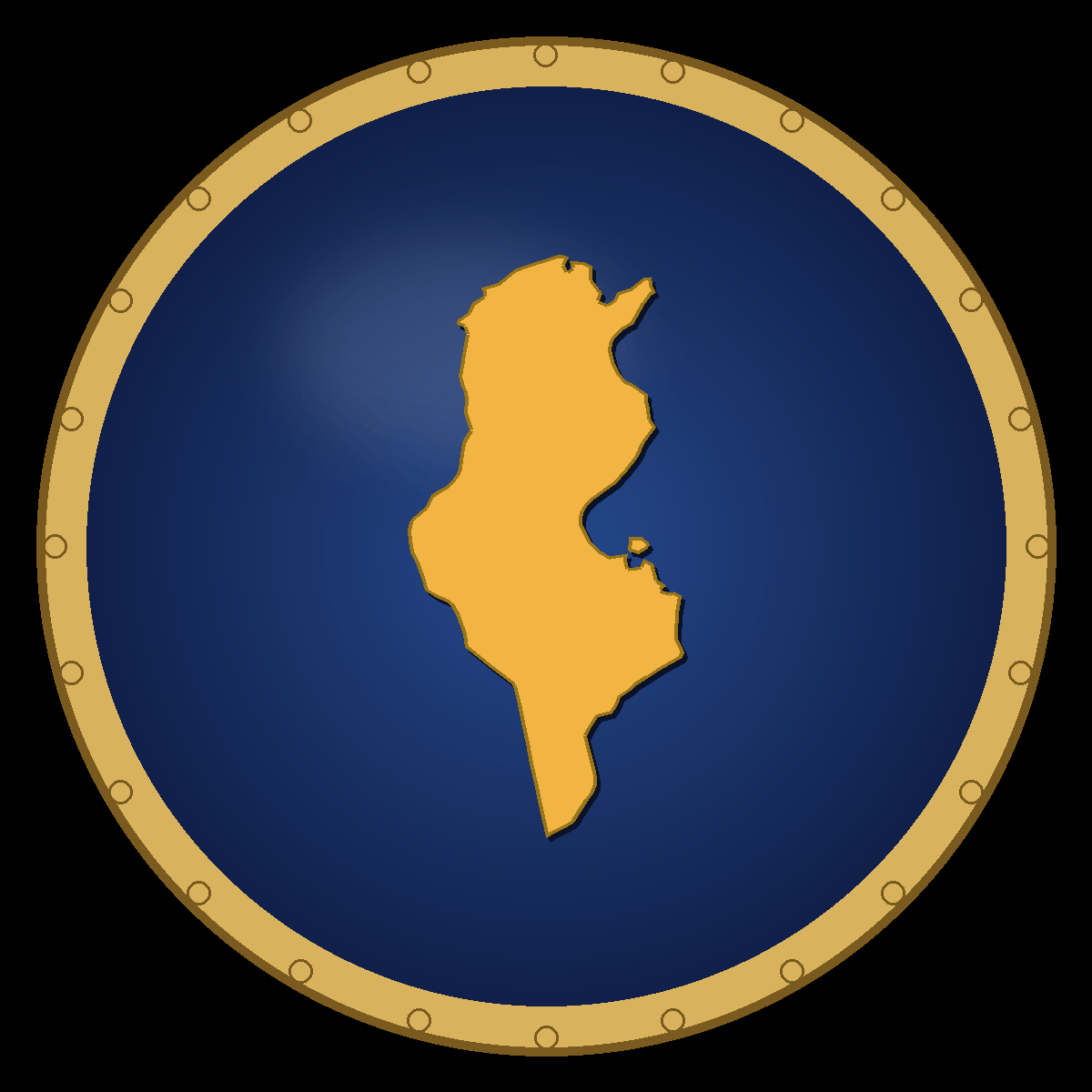 Tunisia place badge
