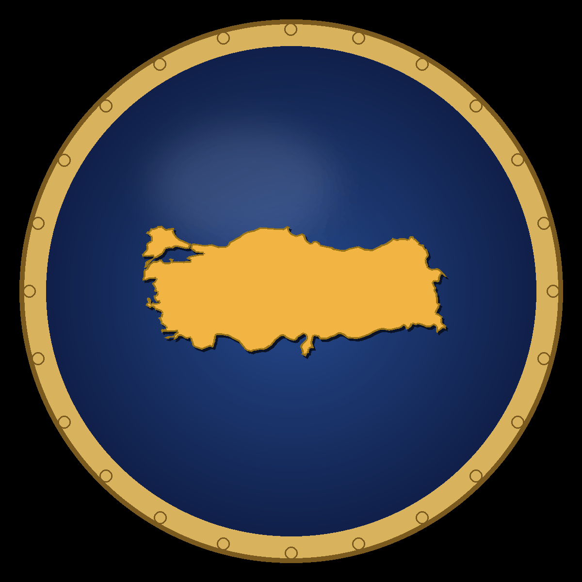 Turkey place badge