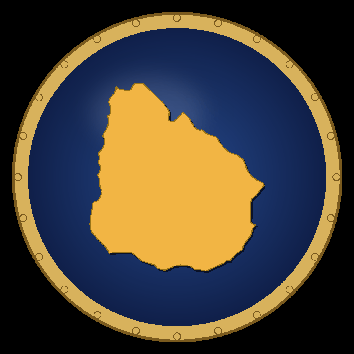 Uruguay place badge