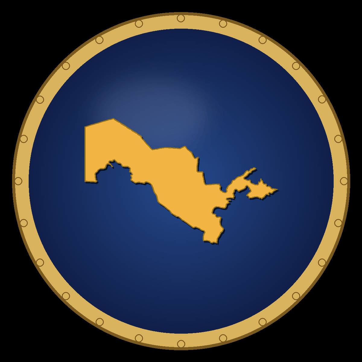 Uzbekistan place badge