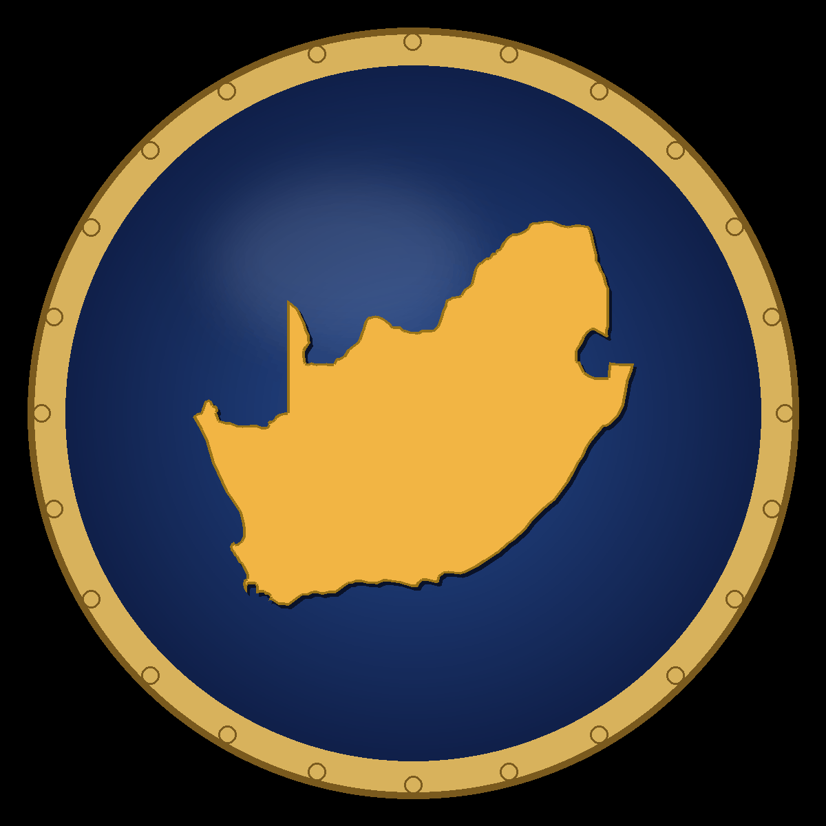 South Africa place badge