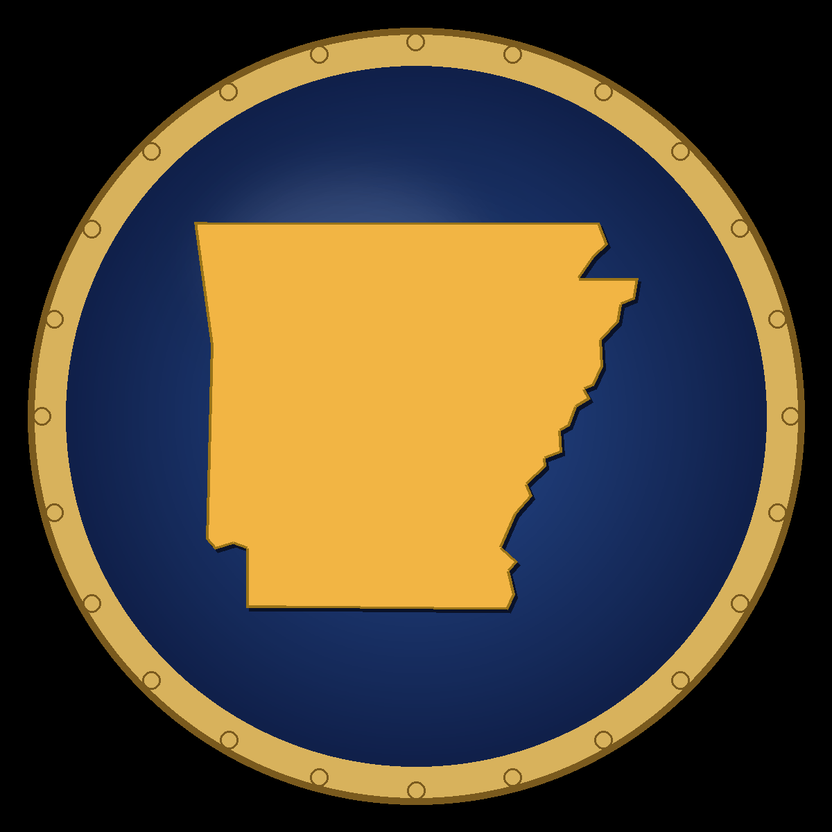 Arkansas place badge