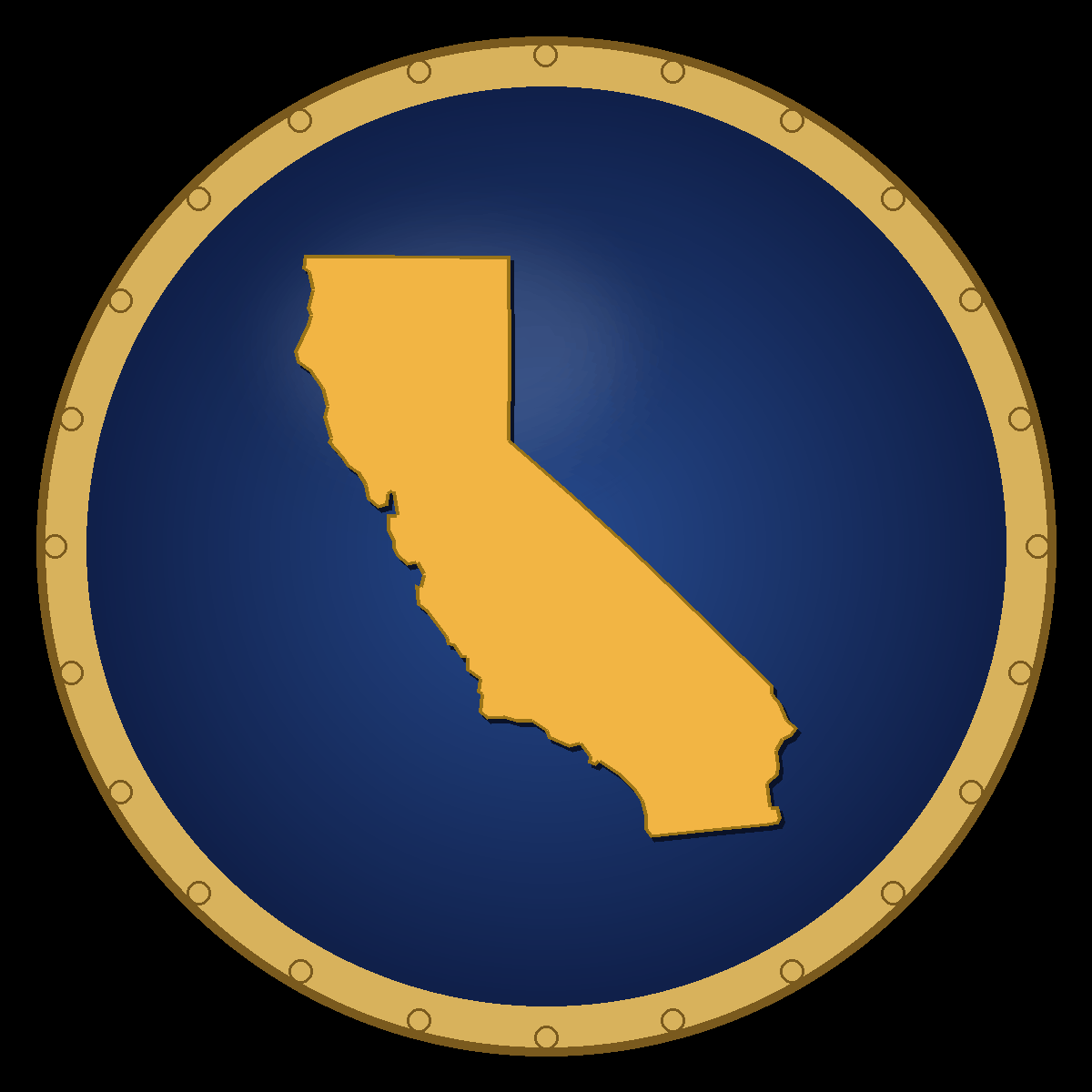 California place badge