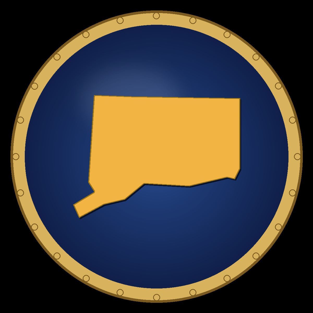 Connecticut place badge