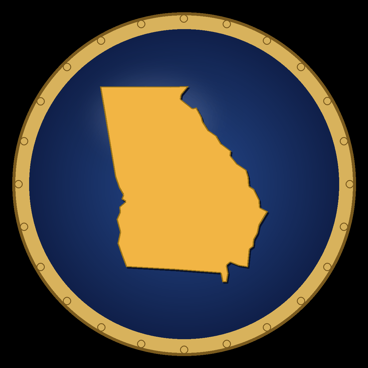 Georgia place badge