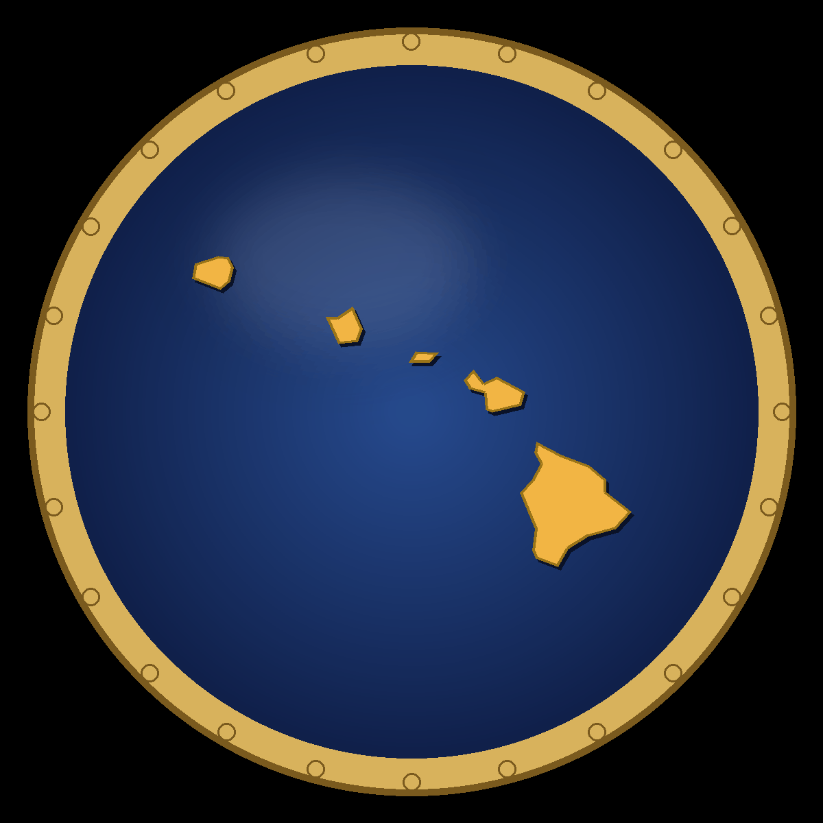 Hawaii place badge