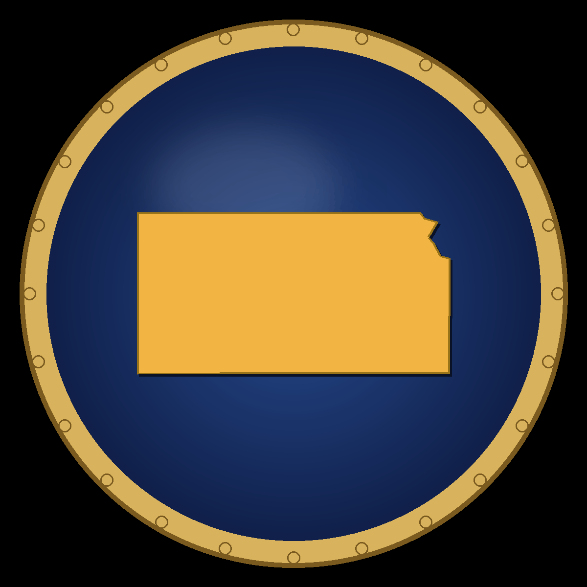 Kansas place badge