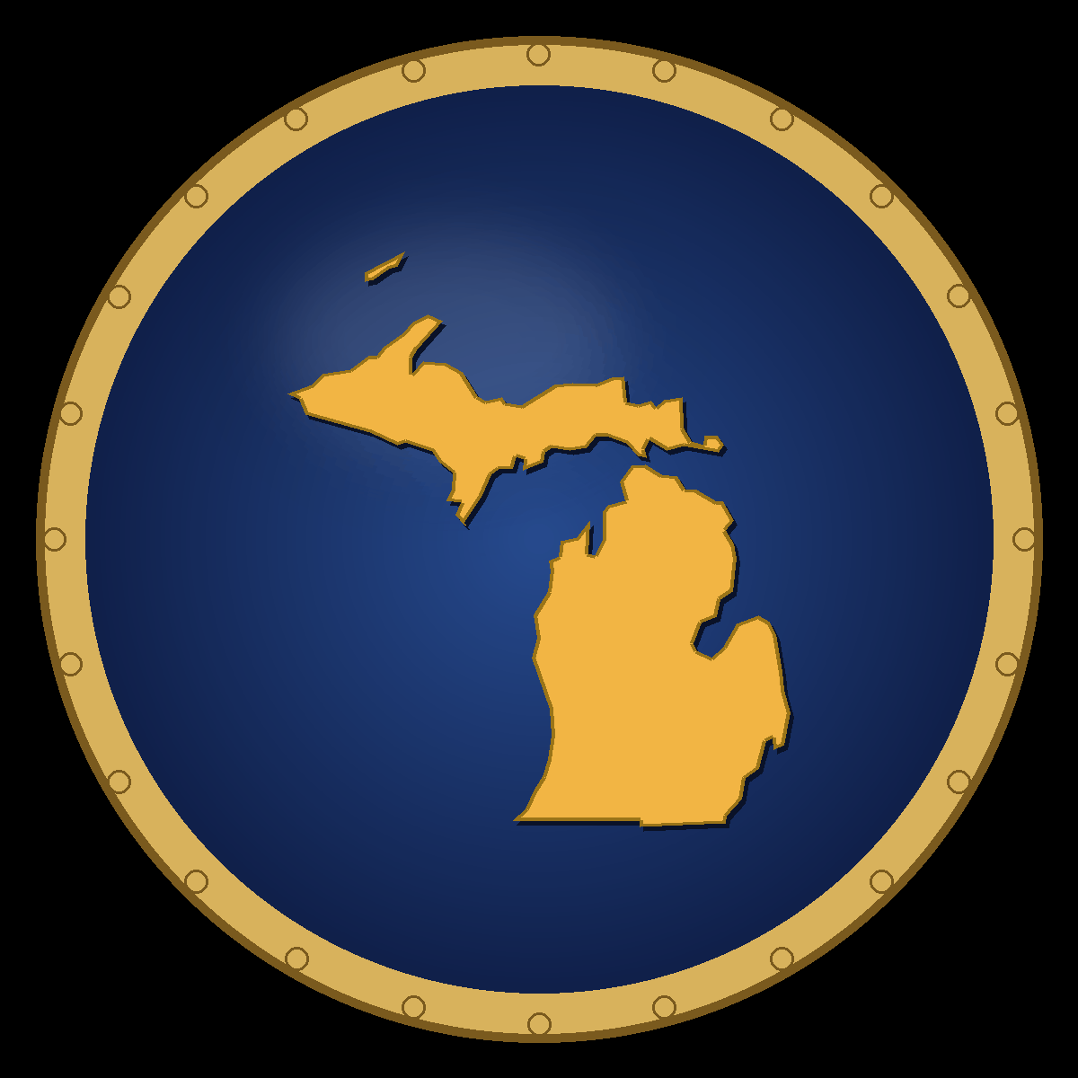 Michigan place badge