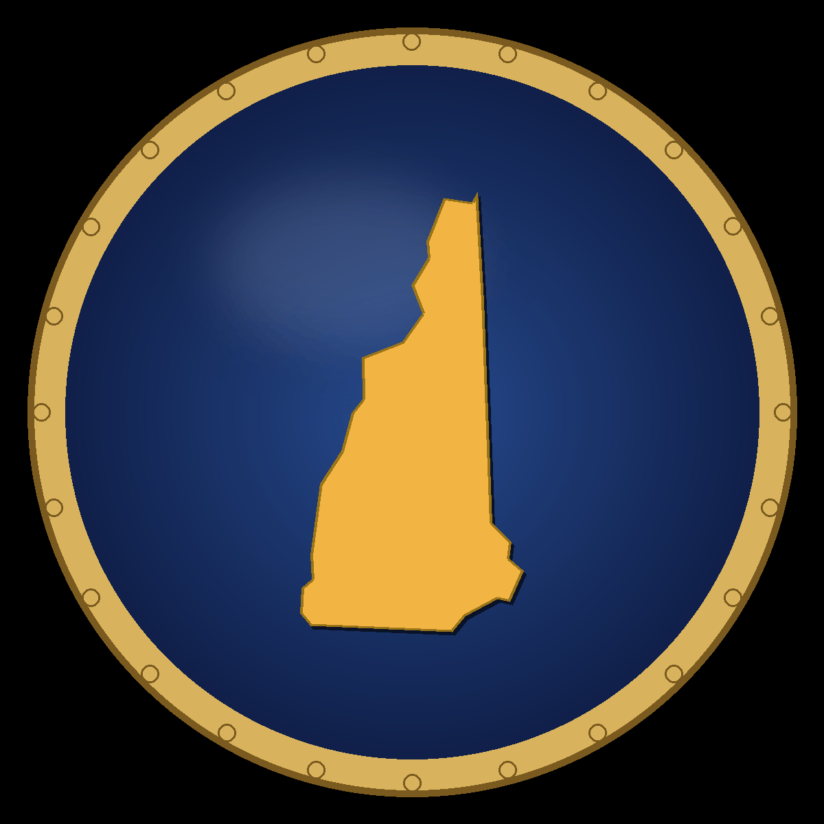New Hampshire place badge