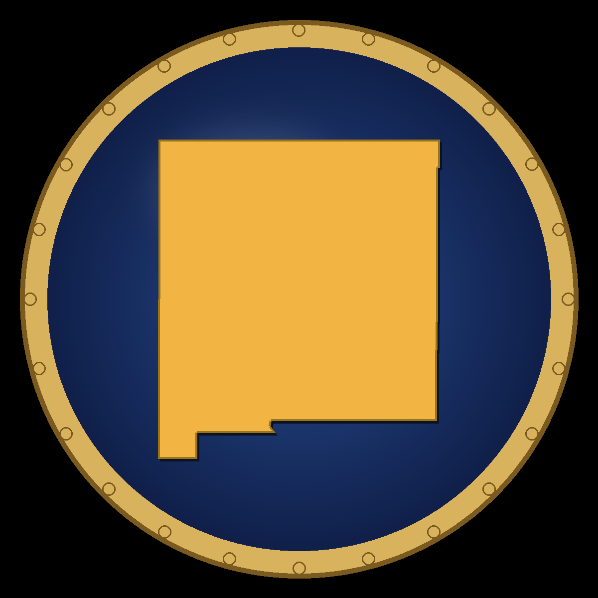 New Mexico place badge