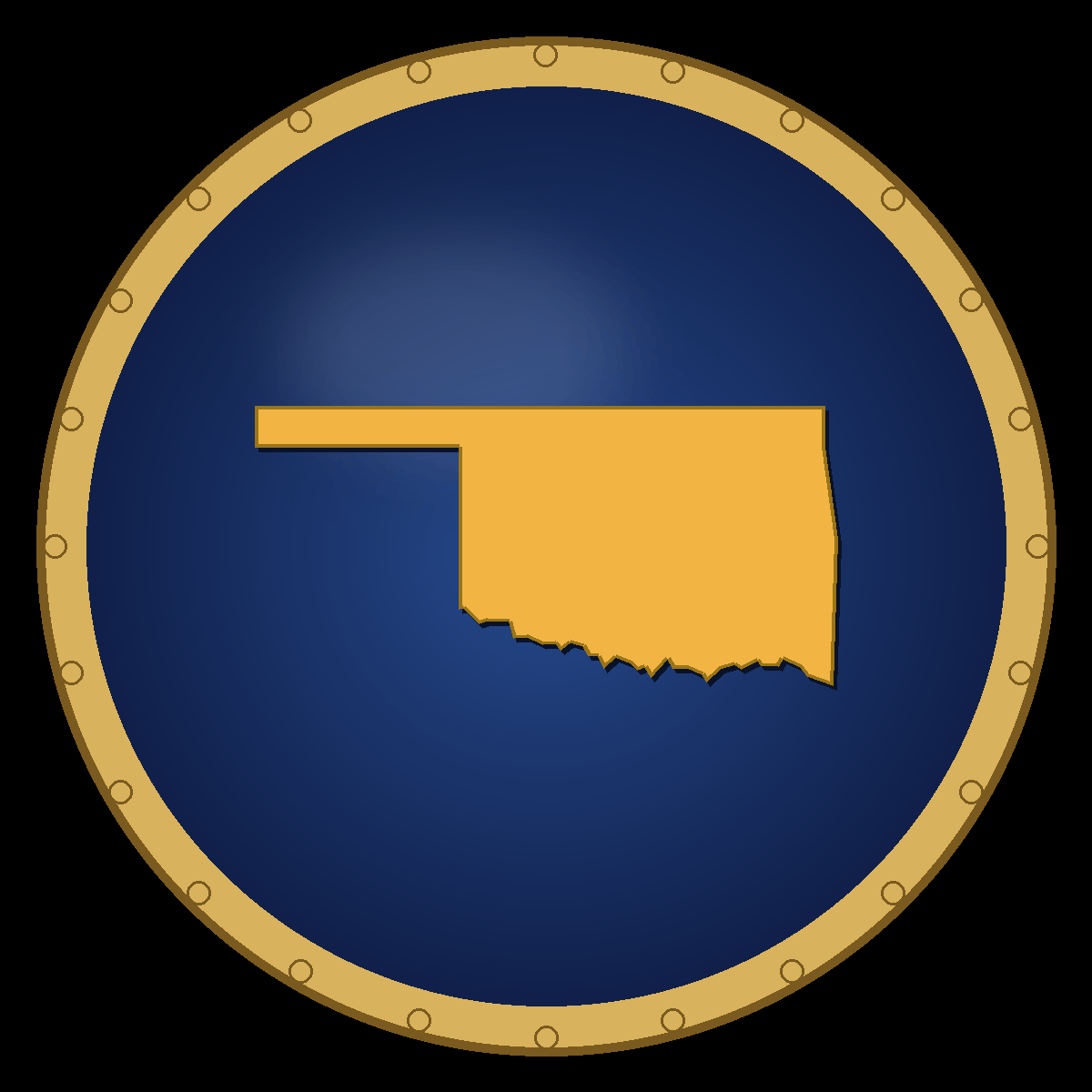 Oklahoma place badge