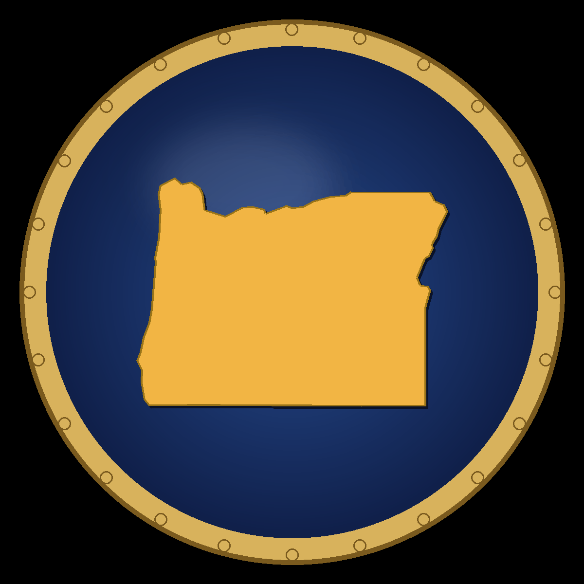 Oregon place badge