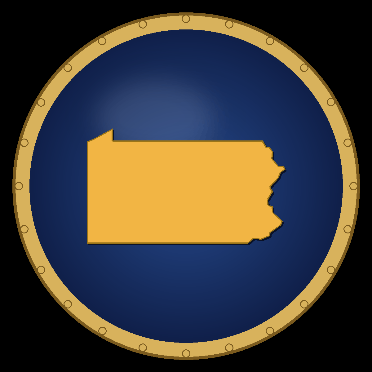 Pennsylvania place badge