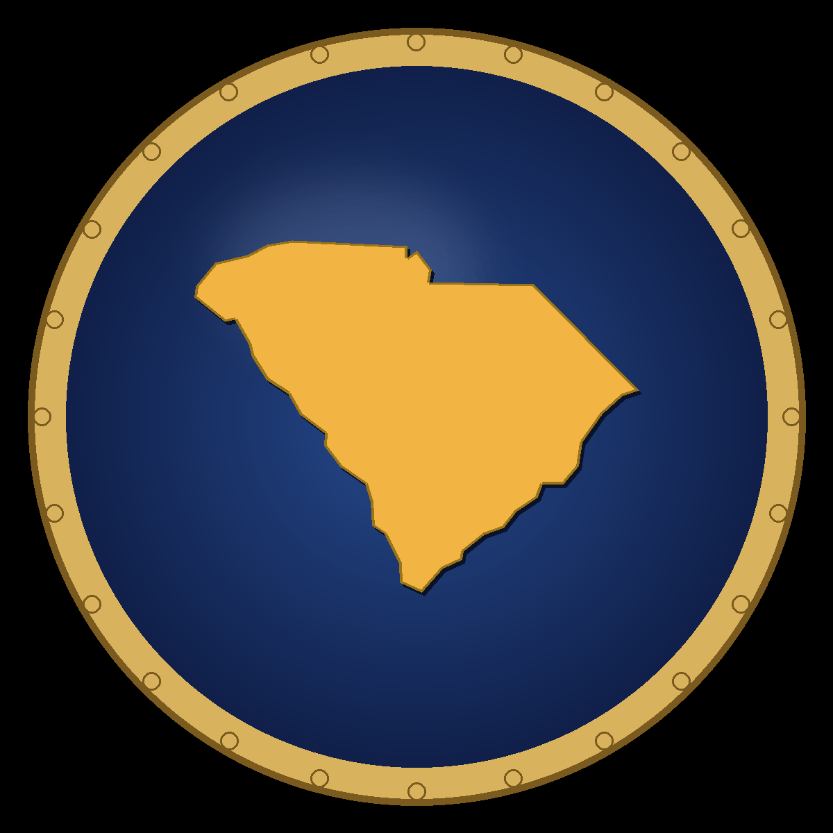 South Carolina place badge