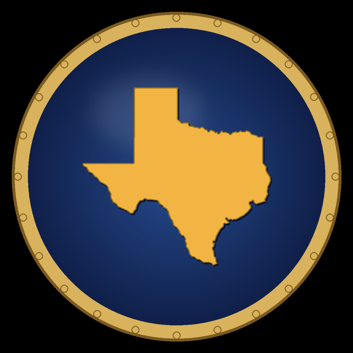 Texas place badge